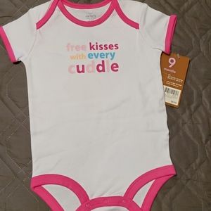 Free Kisses With Every Cuddle Carter's Wiggle In Bodysuit, 9M